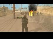 León y Zombies en gta sa