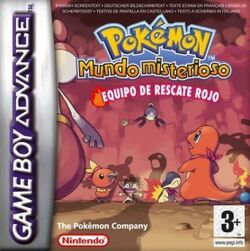 Carátula Pokémon Mundo Misterioso equipo de rescate rojo