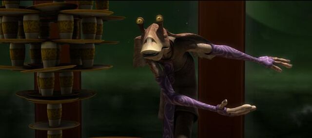 Archivo:Jar Jar Aufführung.jpg