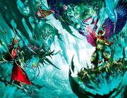 Magnus Ahriman Mil Hijos confabulación ilustración
