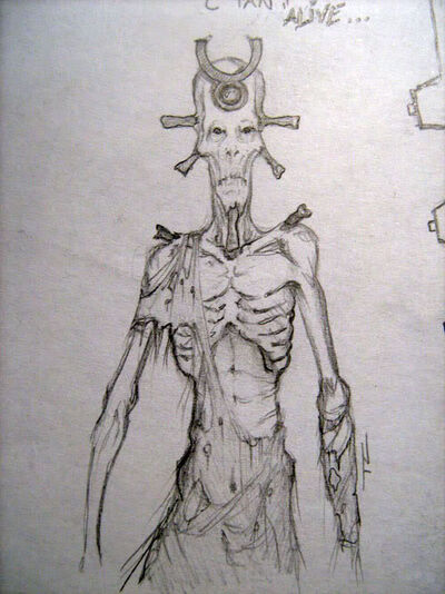 Fanart Necrontyr Biotransferencia Wikihammer