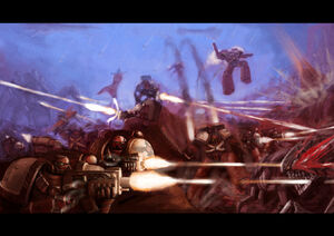 Astartes Marine Espacial Cuervos Sangrientos Segunda Cruzada Aurelia Wikihammer.jpg