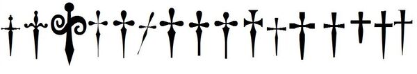 Dagger symbols