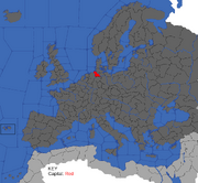 "Map showing Bremen's starting position"