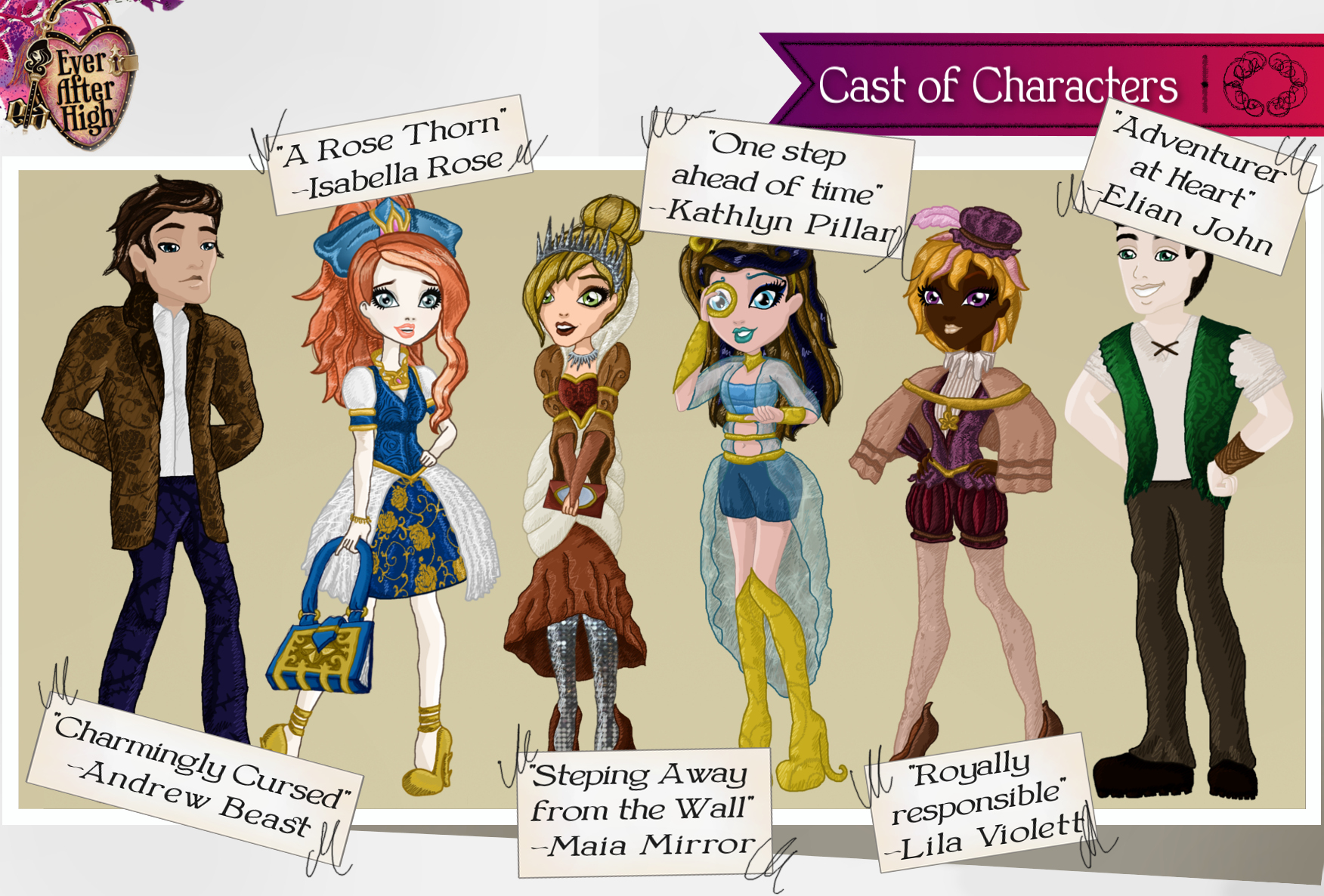 Image Cast.jpg Ever After High Fandom Wiki FANDOM powered by Wikia