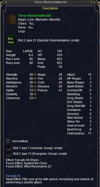 Terror Infused Battleskirt