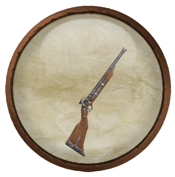 Iron clockwork rifle