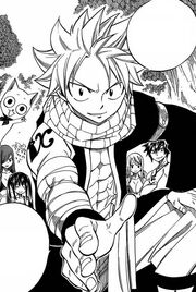 Natsu souhaite un bon retour à Makarof.jpg