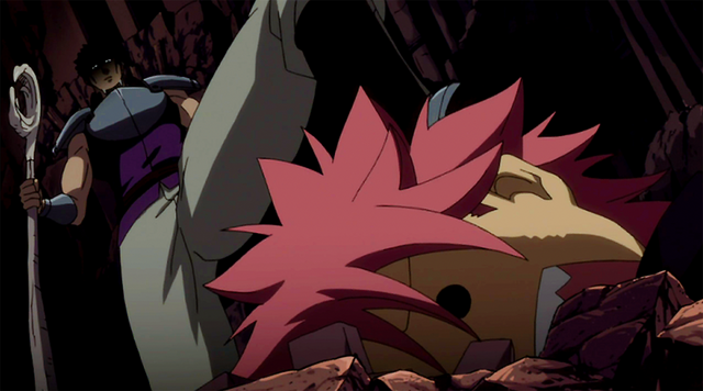 File:Natsu under Byro's boot.png
