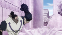 Doriate punches Natsu