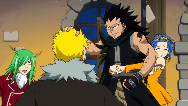 File:Gajeel petting Laxus.png