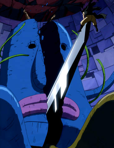 File:Gajeel beats the monster.png