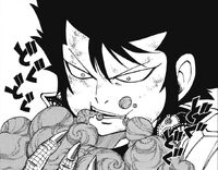 Cobra eating Poison