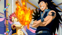 Natsu y Gajeel listos para pelear.jpg