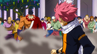 Natsu vs. Sabertooth