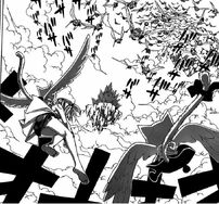 Lucy, Charle y Happy son emboscados por los Exceed