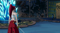 Erza arrives in Jellal's room