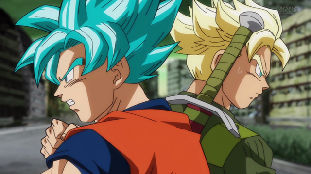 File:Goku and Future Trunks.png