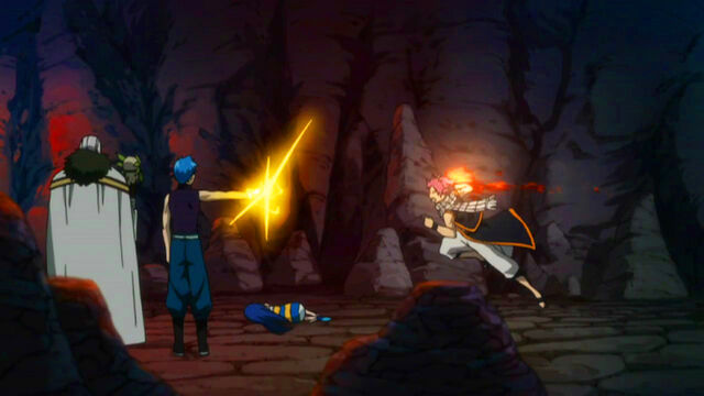 File:Natsu about to attack Jellal.jpg