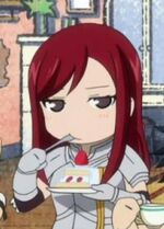 Erza and cake