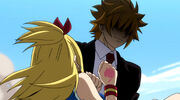 Loke saves Lucy