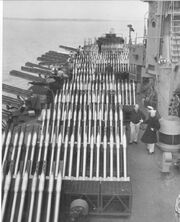 Italian rocket launcher ship