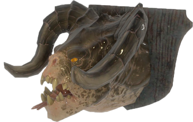 File:FO4-Mounted-Deathclaw-head.png