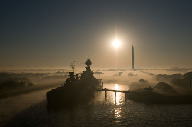 File:USS TexasSan Jacinto Park in Fog.jpg