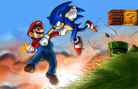 Mario vs Sonic