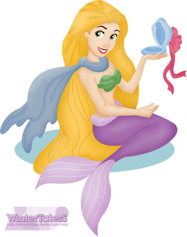 File:Rapunzel as mermaid by wintertaless-d6wij6m.jpg
