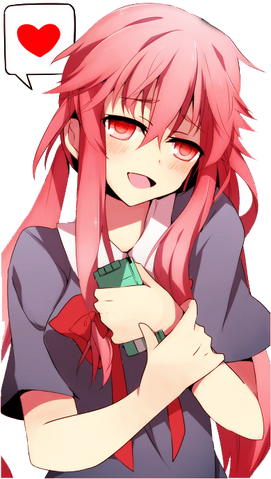 Archivo:Gasai yuno render05 by deniszalexandra-d4jw9va.png
