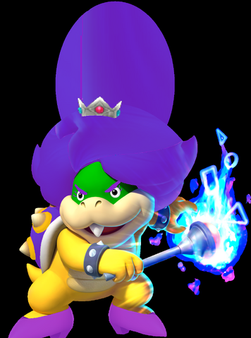 File:Lavender Koopa 3D Art.png