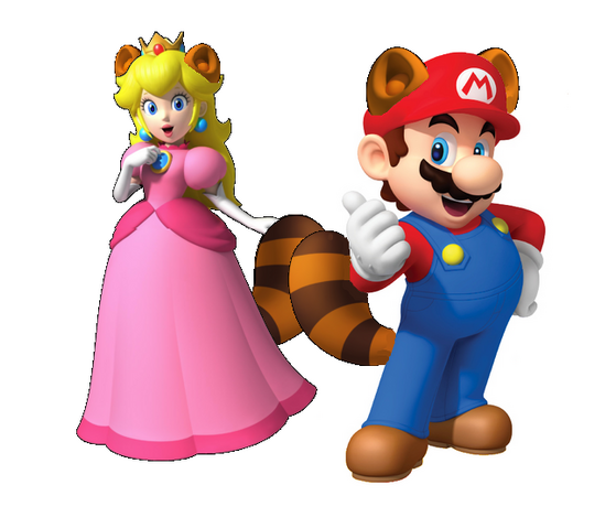File:Racoon Mario x peach.png