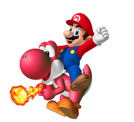 File:Red Yoshi SMW3D.png