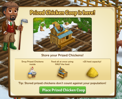 Prized Chicken Coop start