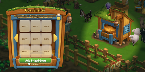 Goat Shelter working