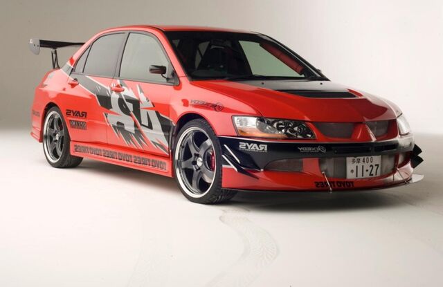 File:2006 Mitsubishi Lancer Evo IX - Tokyo Drift Promotional.jpg