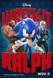 Wreck-It Ralph Sonic poster