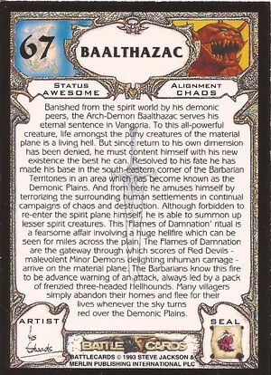 67 Baalthazac US back