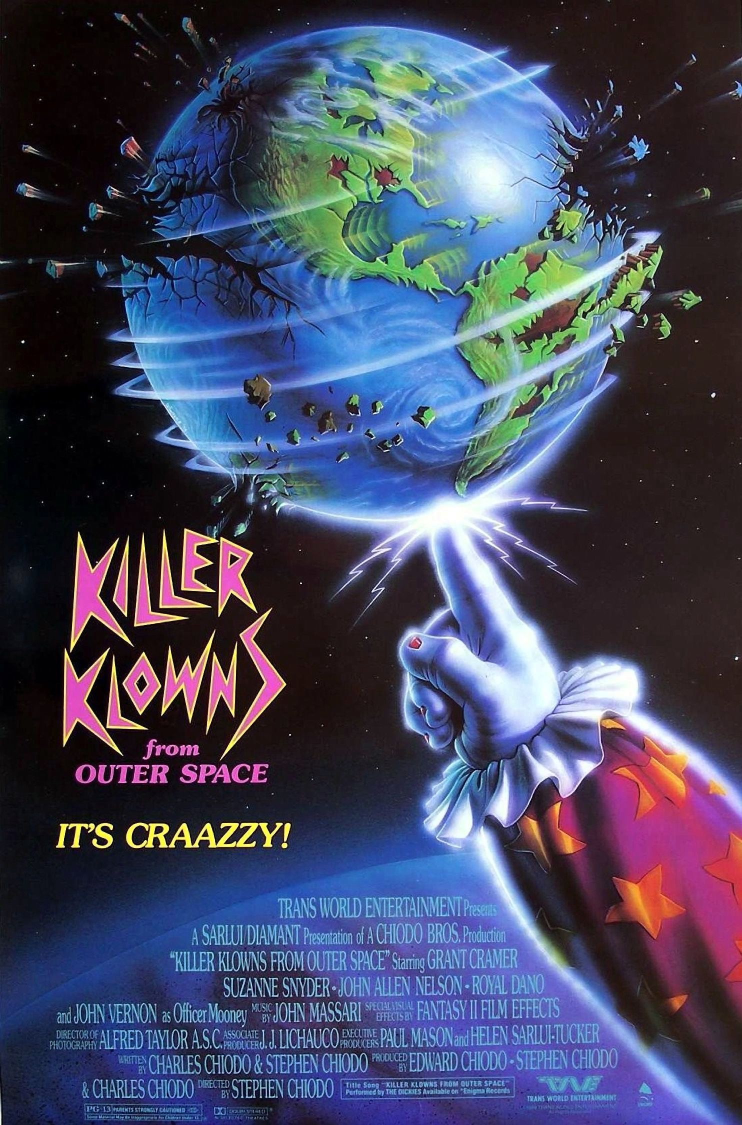 Image result for killer klowns from outer space original poster
