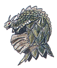 Dragon Helm FFIII Art