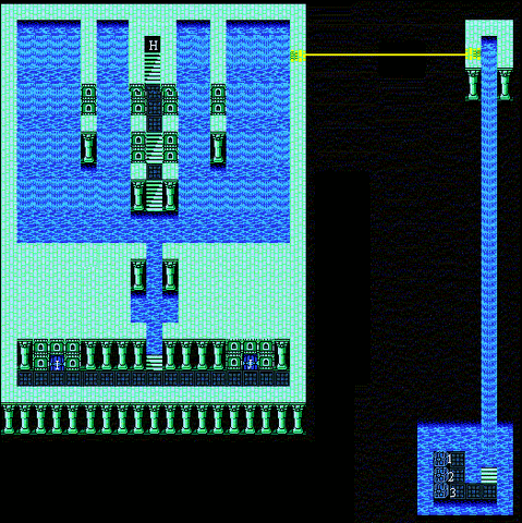File:FFIII NES - Temple of Time last floor.gif