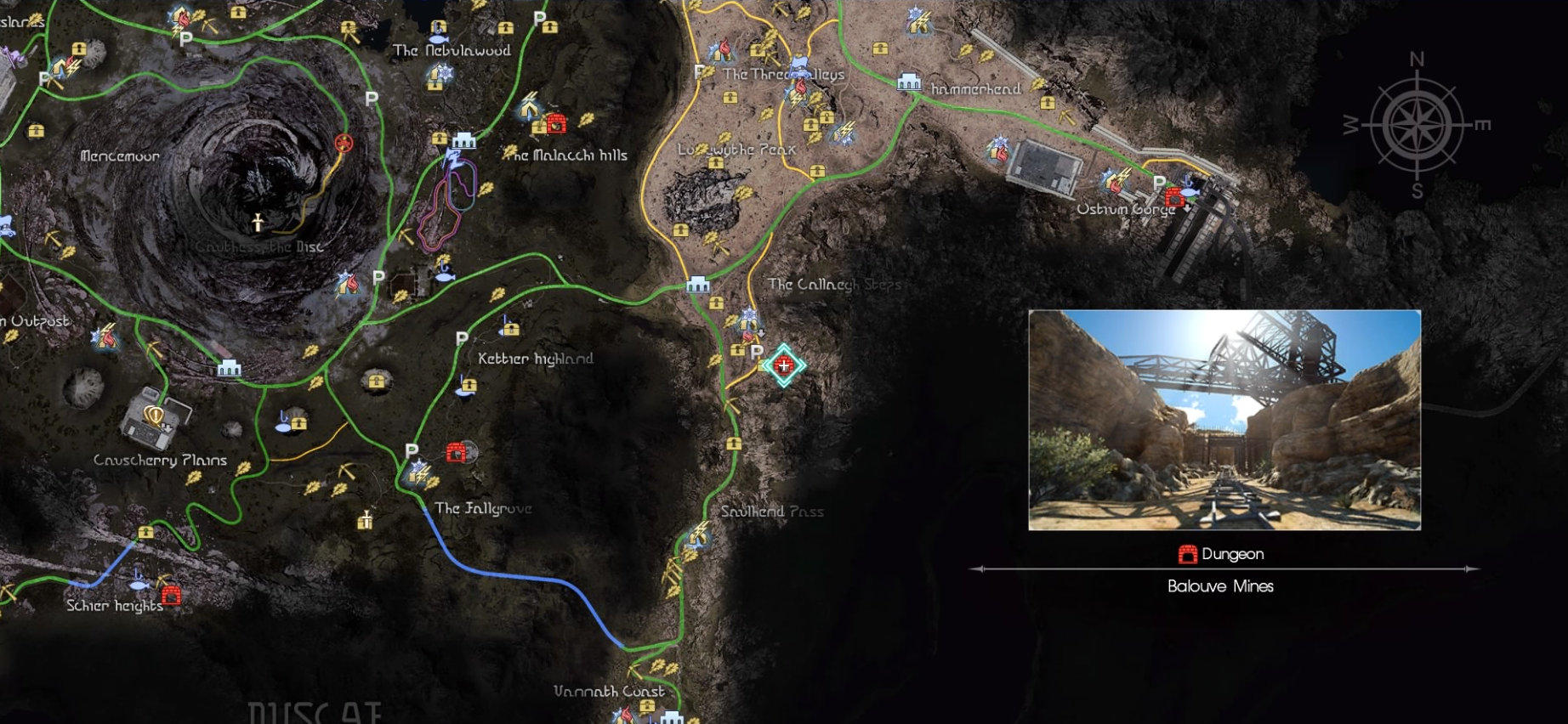 Image - Balouve-Mines-Map-FFXV.png | Final Fantasy Wiki | FANDOM