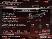 Dirge-of-cerberus-final-fantasy-vii-weapon-customise-menu