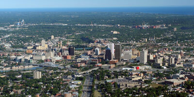 Rochester, New York, aerial view August, 2007