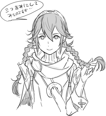 File:Lucina Braids concept art.png