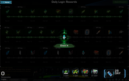 Daily Login Rewards