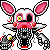 Five nights at freddy s 2 mangle foxy icon gif by geeksomniac-d873z5j