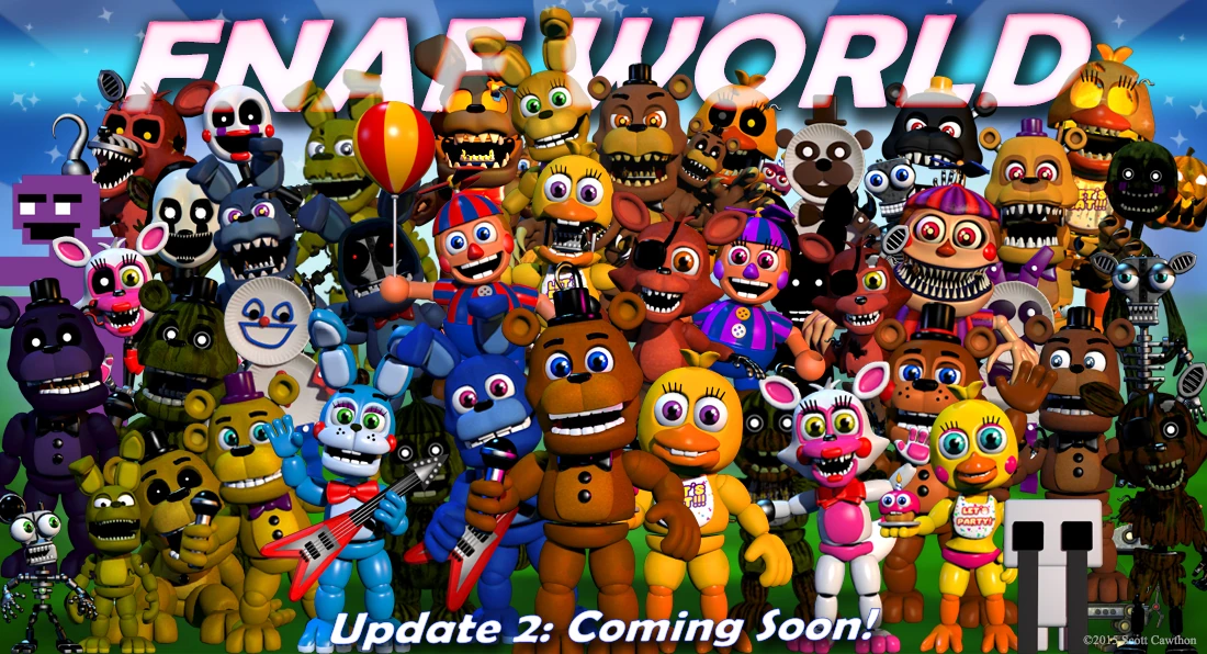 fnaf world update 2 ile ilgili görsel sonucu