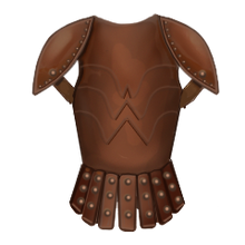 Leather chest piece